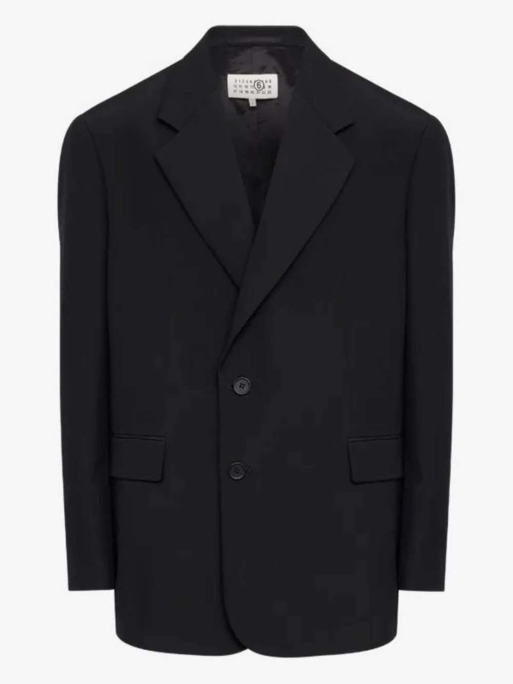 Maison Martin Margiela Two-Button Wool Blazer in Black, Size 50, NWT $1,295